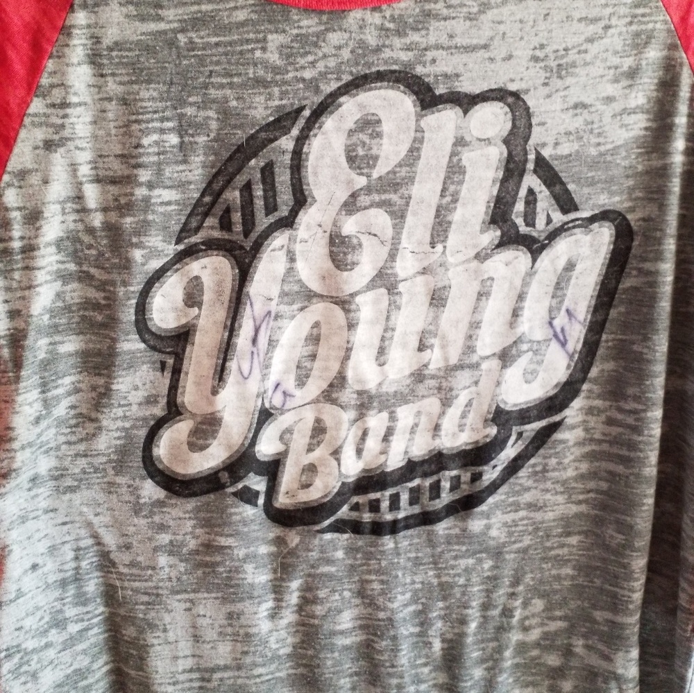 Alternative eli young band autograph tee - Picture 2 of 4